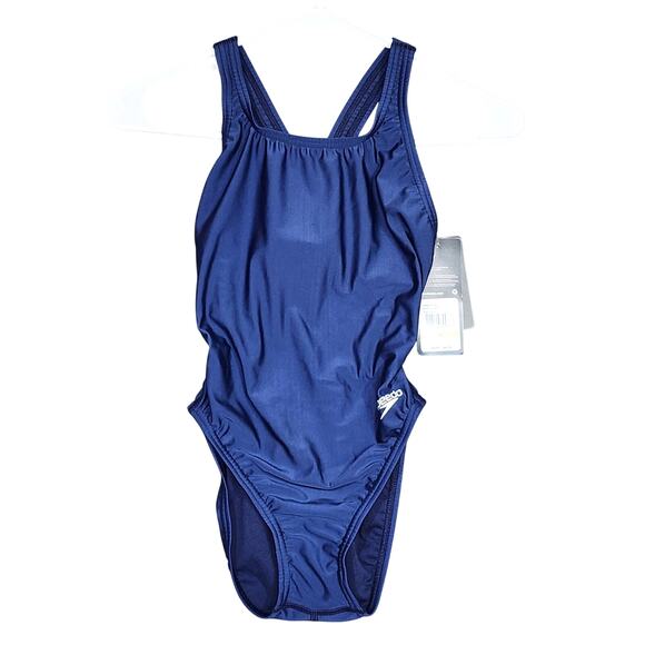 Speedo Pro LT Super‎ Back Swimsuit 30 Nautical Navy Womens - Picture 1 of 7